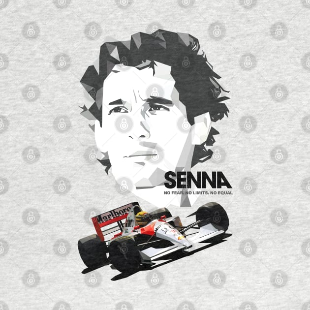 Ayrton Senna Portrait by pxl_g